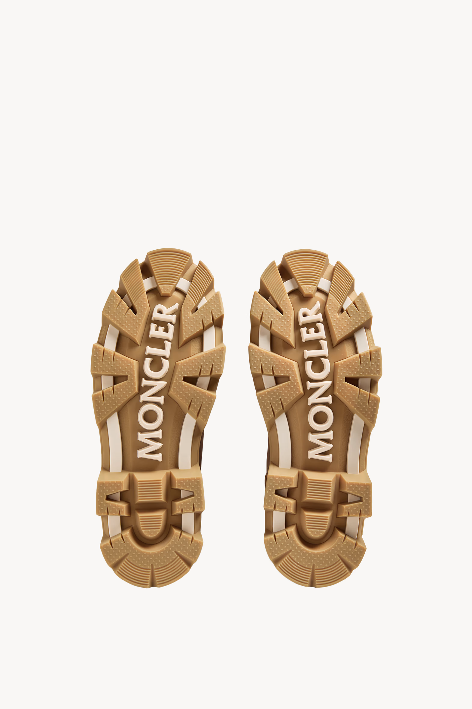 Botas con cordones de ante y nobuk Peak City Hombre Caqui Moncler 6